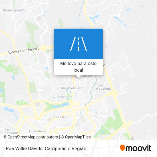 Rua Willie Davids mapa
