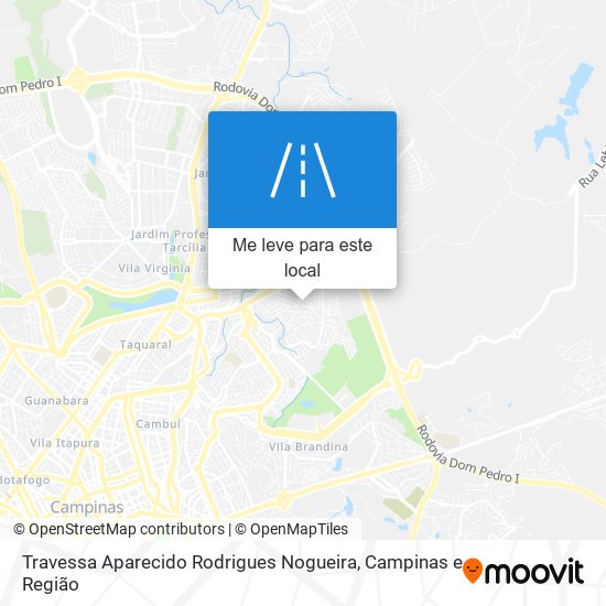 Travessa Aparecido Rodrigues Nogueira mapa