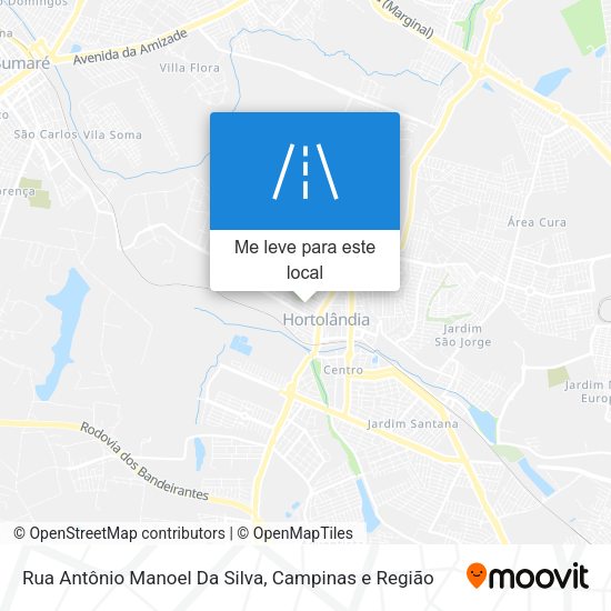 Rua Antônio Manoel Da Silva mapa