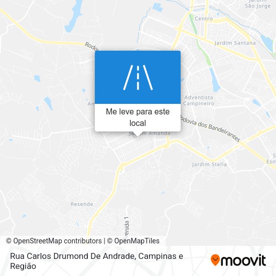 Rua Carlos Drumond De Andrade mapa
