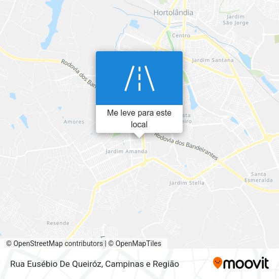 Rua Eusébio De Queiróz mapa