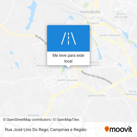 Rua José Lins Do Rego mapa