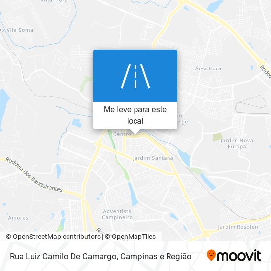 Rua Luiz Camilo De Camargo mapa