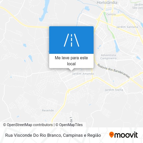 Rua Visconde Do Rio Branco mapa