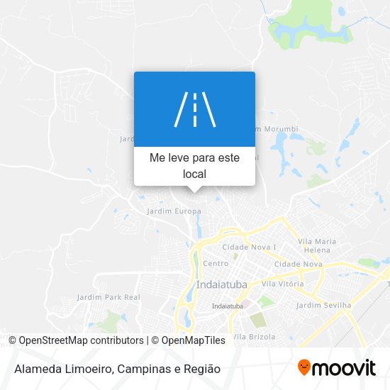 Alameda Limoeiro mapa