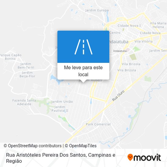 Rua Aristóteles Pereira Dos Santos mapa