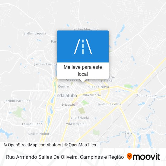 Rua Armando Salles De Oliveira mapa
