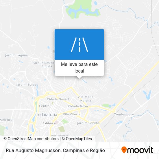 Rua Augusto Magnusson mapa