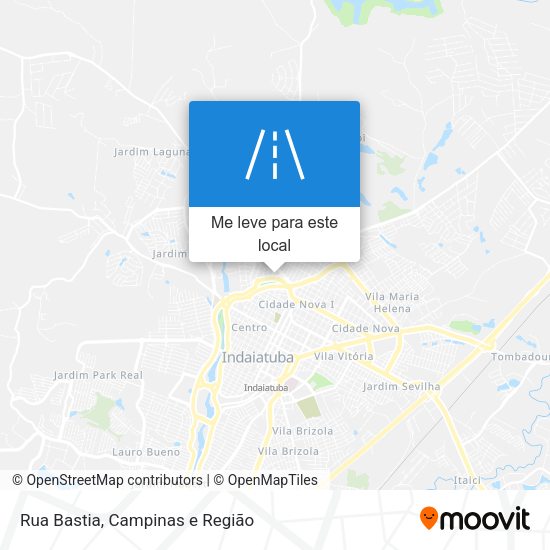 Rua Bastia mapa