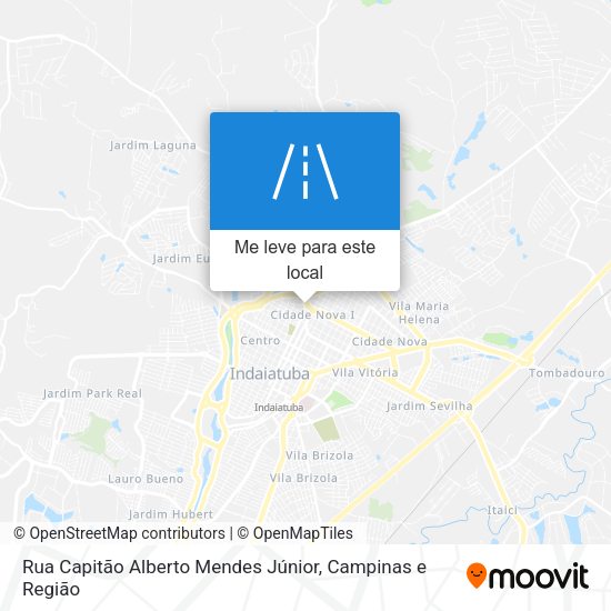 Rua Capitão Alberto Mendes Júnior mapa