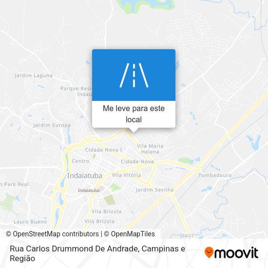 Rua Carlos Drummond De Andrade mapa