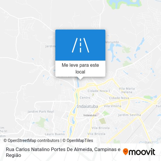 Rua Carlos Natalino Portes De Almeida mapa
