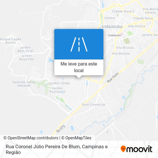 Rua Coronel Júlio Pereira De Blum mapa