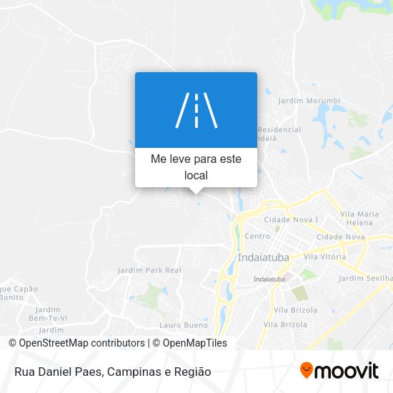 Rua Daniel Paes mapa