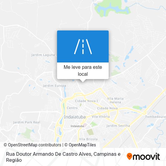 Rua Doutor Armando De Castro Alves mapa