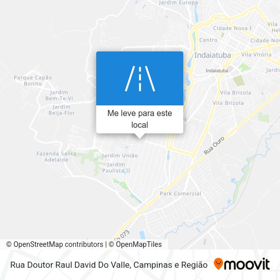 Rua Doutor Raul David Do Valle mapa