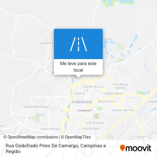 Rua Godofredo Pires De Camargo mapa