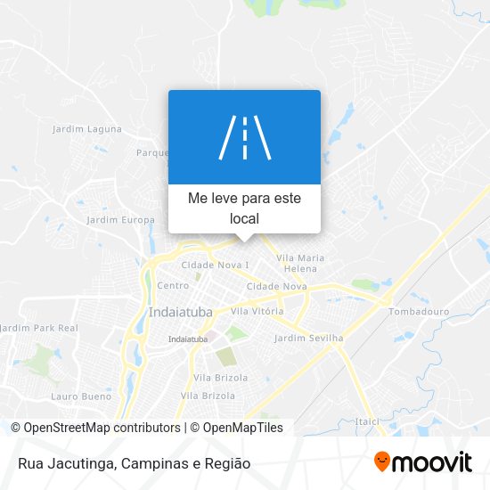 Rua Jacutinga mapa