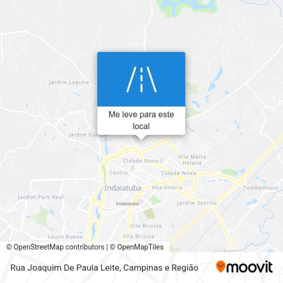 Rua Joaquim De Paula Leite mapa