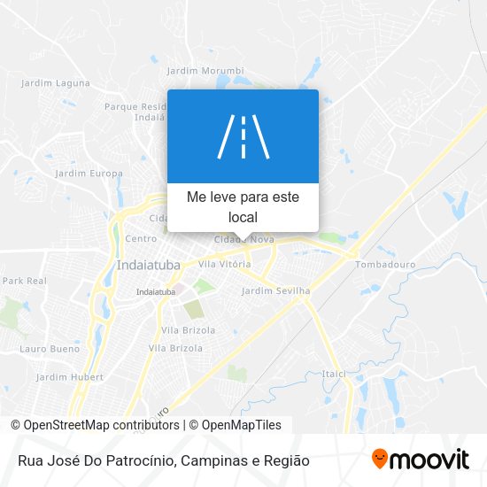 Rua José Do Patrocínio mapa