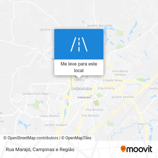 Rua Marajó mapa