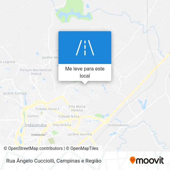 Rua Ângelo Cucciolli mapa