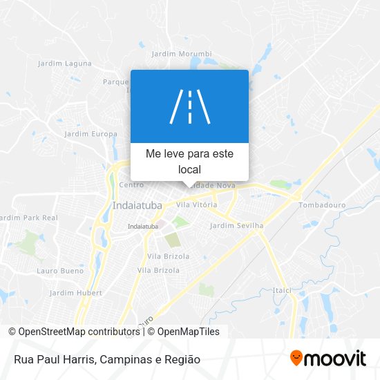 Rua Paul Harris mapa