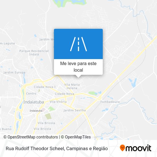 Rua Rudolf Theodor Scheel mapa