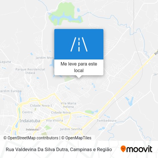 Rua Valdevina Da Silva Dutra mapa