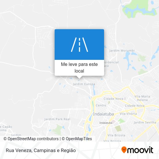 Rua Veneza mapa