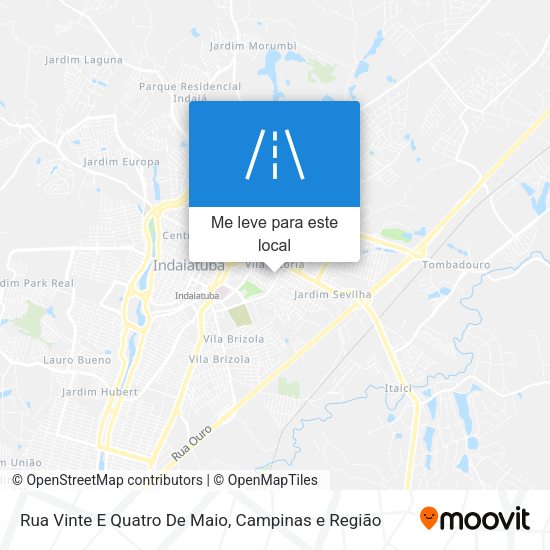Rua Vinte E Quatro De Maio mapa