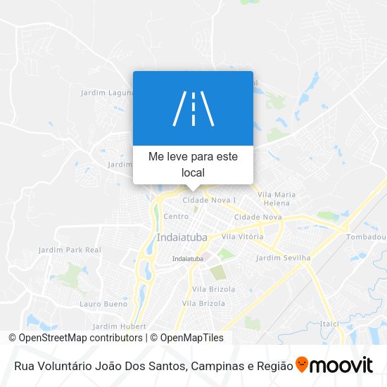 Rua Voluntário João Dos Santos mapa