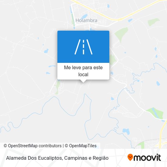 Alameda Dos Eucaliptos mapa