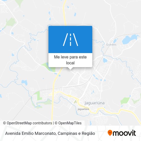 Avenida Emílio Marconato mapa