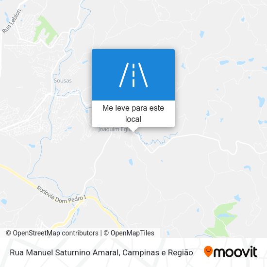 Rua Manuel Saturnino Amaral mapa