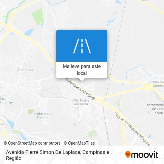 Avenida Pierre Simon De Laplace mapa