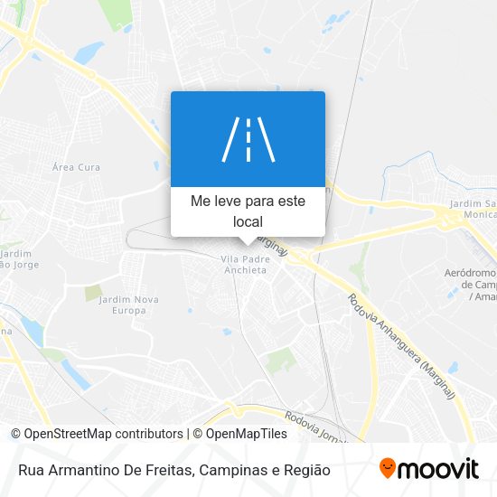 Rua Armantino De Freitas mapa