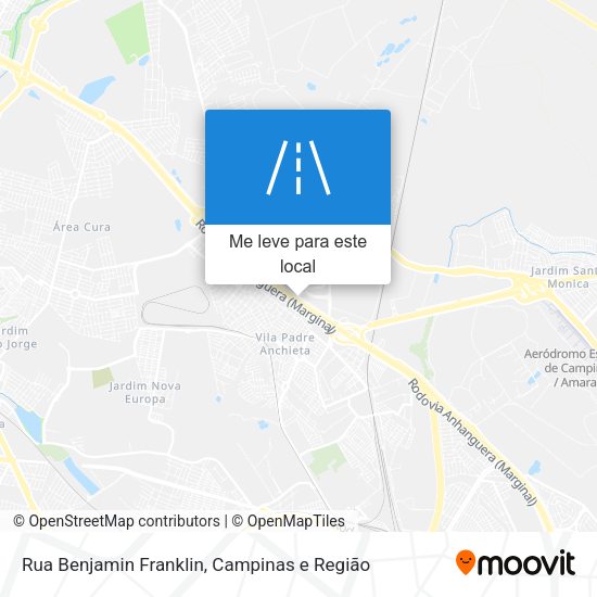 Rua Benjamin Franklin mapa