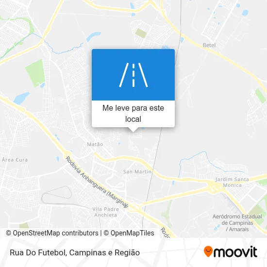 Rua Do Futebol mapa