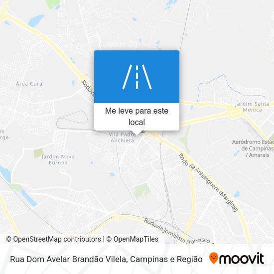 Rua Dom Avelar Brandão Vilela mapa