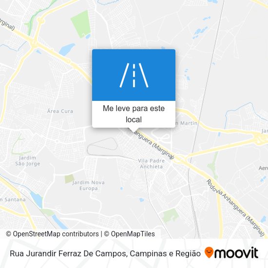 Rua Jurandir Ferraz De Campos mapa