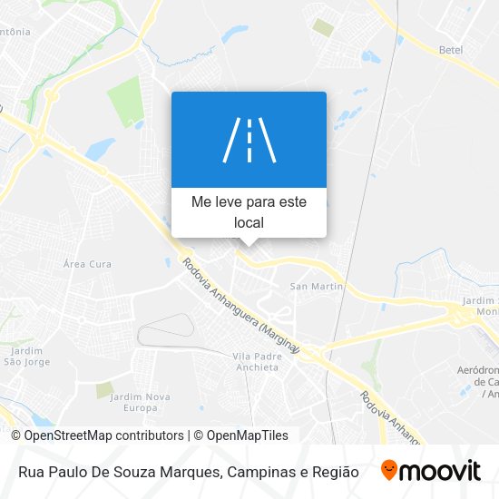 Rua Paulo De Souza Marques mapa