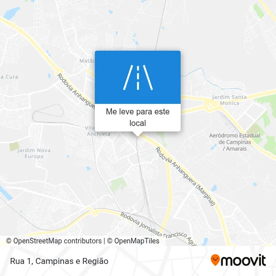 Rua 1 mapa