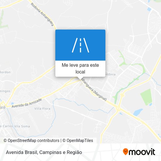 Avenida Brasil mapa