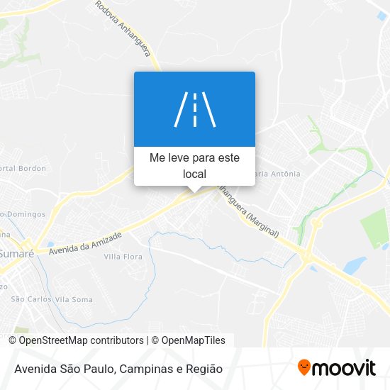 Avenida São Paulo mapa