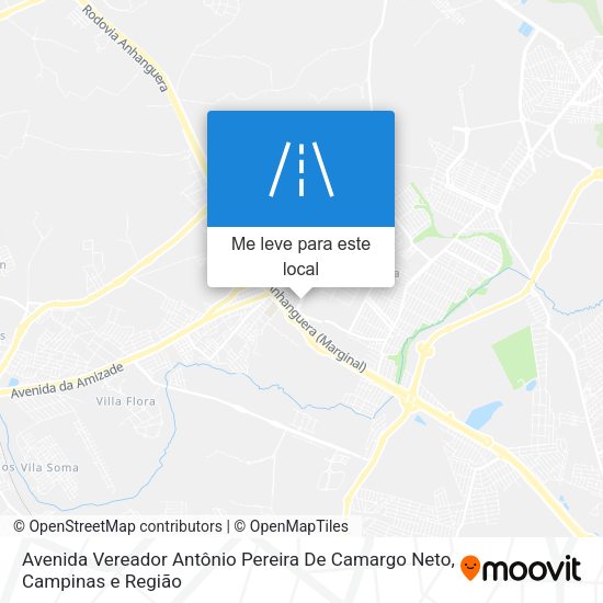 Avenida Vereador Antônio Pereira De Camargo Neto mapa