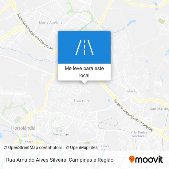 Rua Arnaldo Alves Silveira mapa