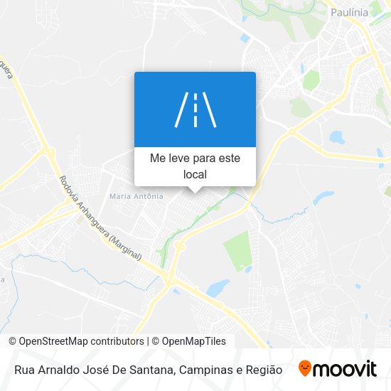Rua Arnaldo José De Santana mapa