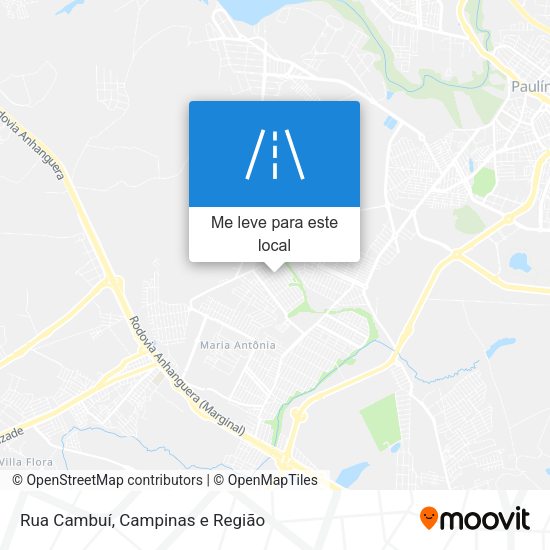 Rua Cambuí mapa