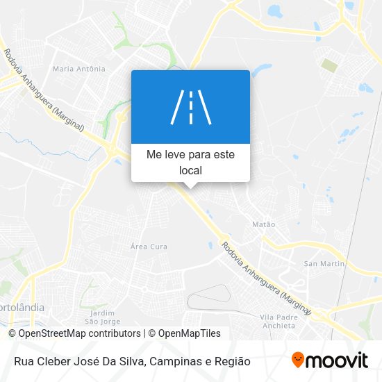 Rua Cleber José Da Silva mapa
